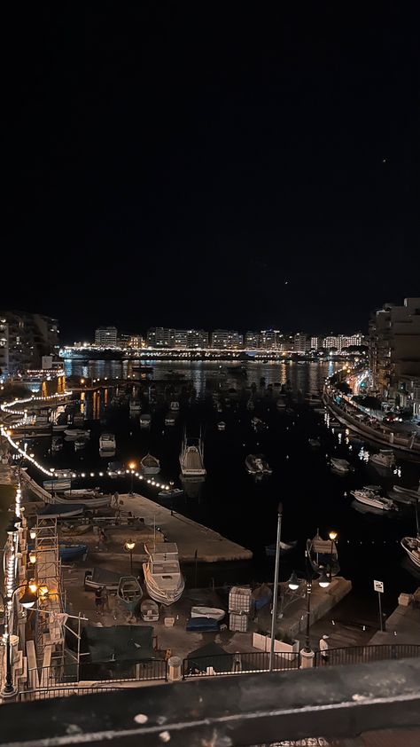 Malta Summer, Malta Aesthetic, Malta Nightlife, Sea Aesthetic, Ciao Bella, Aesthetic Love, Perfect Date, Night Aesthetic, Travel Inspo