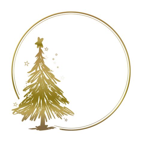 Logo Christmas Design, Circle Border Png, Yellow Christmas Tree, Christmas Tree Logo, Christmas Tree Yellow, Tree Circle, Circle Border, Christmas Circle, Yellow Christmas