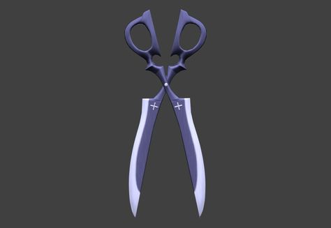 ArtStation - Two's Weapon - Drakengard Giant Scissors, Vorpal Blade, Drakengard 3, Scissors Art, Short Series, Substance Painter, Cool Swords, Low Poly 3d, Gadgets And Gizmos