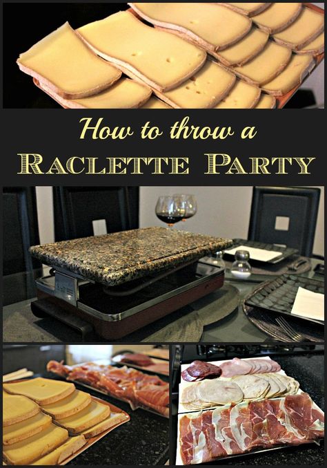 Racellete Recipes Raclette Party, Raclette Night, Raclette Recipes Dinners, Raclette Ideas, Raclette Dinner Party, French Cheese Board, Raclette Recipes, Fondue Dinner, Raclette Cheese