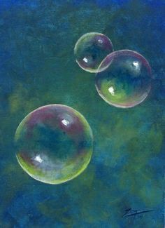 Acrylic Paint Bubbles, Bubbles Art Painting, Drawings Of Bubbles, Bubble Oil Painting, Painting Of Bubbles, Bubbles Acrylic Painting, Water Colour Bubbles, Acrylic Bubble Painting, Painting Bubbles Acrylic