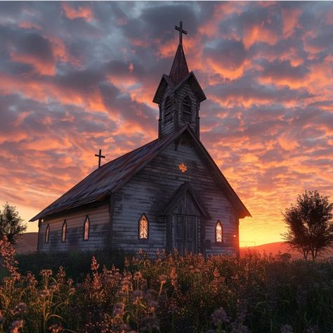 Fall Terrarium, Old Catholic Church, Christian Crosses, Old Country Churches, Country Churches, Church Pictures, Catholic Churches, Beautiful Nature Wallpaper Hd, Beautiful Churches