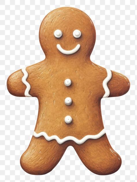 Ginger Bread Man Decorating, Gingerbread Cookie Illustration, Gingerbread Aesthetic, Cookie Aesthetic, Cookies Png, Man Drawing, Bread Man, Man Cookies, Ginger Men