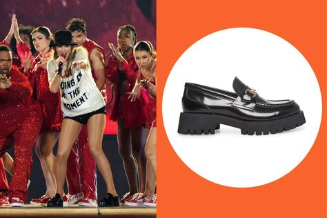 Taylor Swift wore Christian Louboutin loafers onstage during her Eras Tour on March 17 and 18. Shop similar loafers for women from Nordstrom, Madewell, Steve Madden, Dr. Scholl's and Zappos starting at $80 Taylor Swift Loafers, Concert Shoes, Taylor Swift Shoes, 80 Shoes, Louboutin Loafers, Christian Louboutin Loafers, Taylor Swift Book, Steve Madden Loafers, Taylor Swift 22