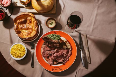 Secrets of a San Francisco Institution: How to Order Off-Menu at House of Prime Rib — The San Francisco Standard House Of Prime Rib, Sf Restaurants, Meat Sweats, Cocktail Shaker Set, Lining Up, Creamed Spinach, Prime Rib, First Bite, Festive Holiday