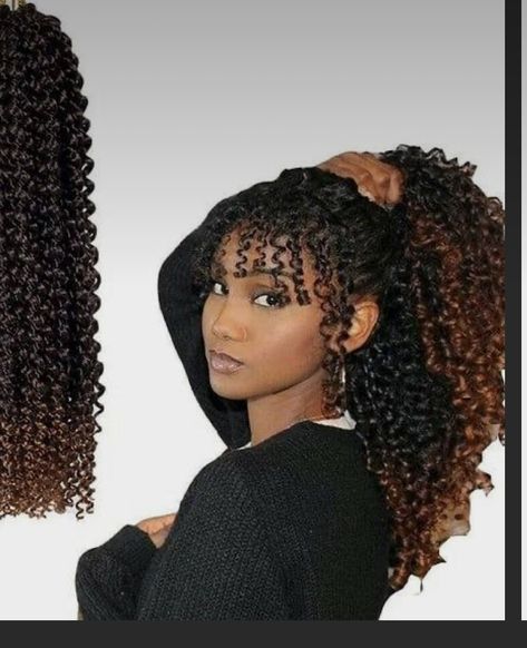 Cute Curly Crochet Hairstyles, Crochet Hairstyles For Black Women, Latest Hair Braids, Cornrows Natural Hair, Hair Styles Ideas, Bob Braids Hairstyles, Weave Hairstyles Braided, Crochet Hairstyles, Short Box Braids Hairstyles