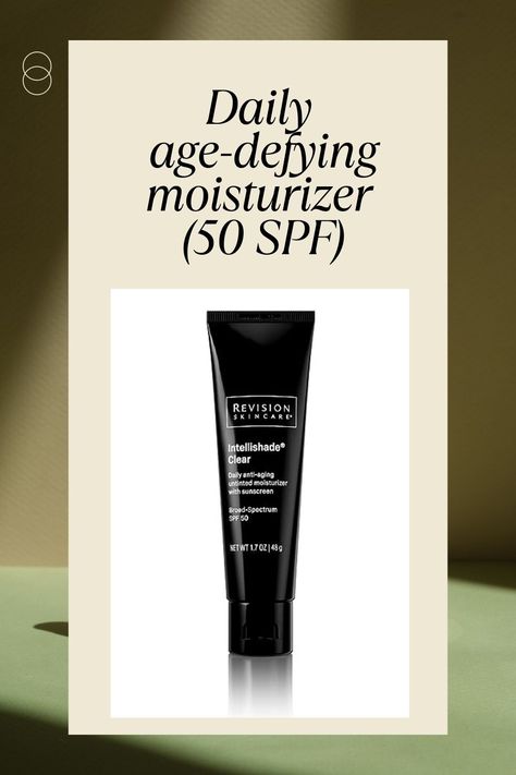 Revision Intellishade clear corrects, protects, brightens and hydrates skin with an oil-free, lightweight formula. Features 3 Peptides, Antioxidants such as THD Ascorbate (Vitamin C), EGCG from Green Tea, Hyaluronic Acid and Boron Nitride to help you achieve healthy, beautiful skin. #AgeDefying #SkincareRoutine #SunProtection #AntiAging #HealthySkin #UVProtection #SkinCareEssentials #MoisturizeAndProtect #WrinkleDefense #SkinRenewal #DailySkincare #UVShield Affiliate post Revision Intellishade, Tinted Moisturizer With Spf, Revision Skincare, Moisturizer With Spf, Broad Spectrum Sunscreen, Daily Skin Care, Age Defying, Daily Moisturizer, Tinted Moisturizer