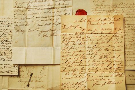 Old letters, elegant handwriting. Old handwriting on parchment, from 1800s in En , #spon, #handwriting, #elegant, #letters, #English, #parchment #ad Handwriting Background, Letters Background, Old Handwriting, Elegant Handwriting, East Of Eden, Old Letters, Editing Writing, Words Worth, Lost Art