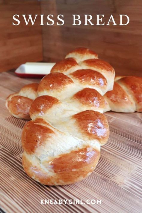 Swiss Bread Recipe, Swiss Bread, Basic Bread Recipe, White Bread Recipe, Bread Shaping, Braided Bread, Leftover Bread, Challah Bread, Savory Bread