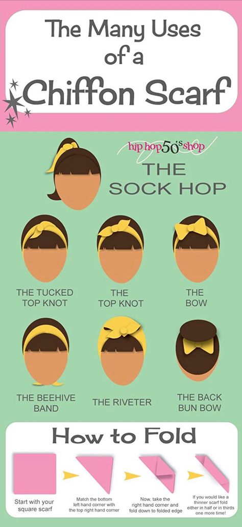 Sock Hop Hairstyles 1950s, Sock Hop Attire, Tie A Square Scarf, Rock And Roll Hairstyles, Sock Hop Outfits, Sock Hop Costumes, Vintage Party Theme, 50s Sock Hop, Sock Hop Party