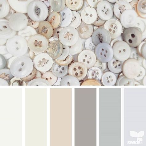 today's inspiration image for { buttoned tones } is by @suertj ... thank you, Sue, for your wonderfully inspiring #SeedsColor image share! Color Palette For Home, Today's Inspiration, Seeds Color, Color Concept, Design Seeds, Nursery Colors, Interior Paint Colors, Neutral Nursery, Paint Schemes