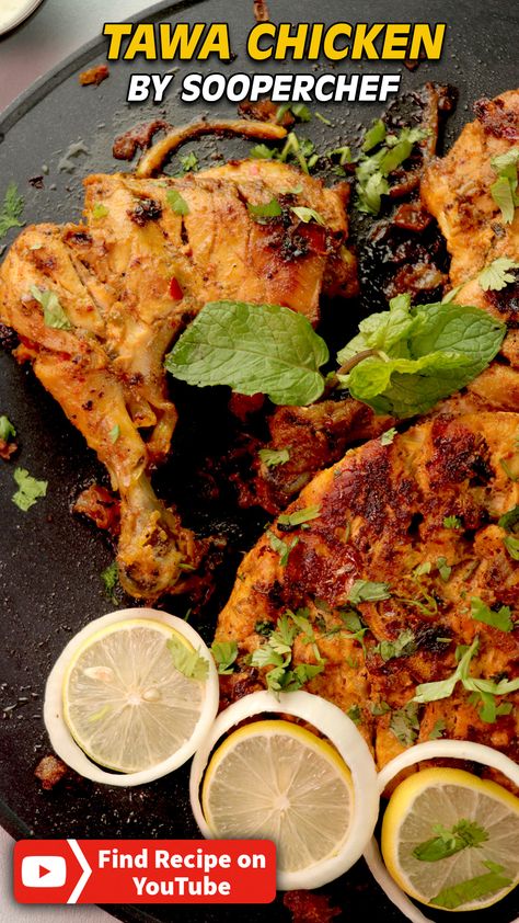 Prep time: 35 mins | Cooking time: 25 minutes | Serving: 4 | Here comes another Tawa Series Recipe. This Tawa Chicken Recipe has the best taste to try out this weekend. Tasty chicken pieces frying on tawa makes Sooper delicious. Save this Special Tawa Chicken Recipe. #TawaChicken​ #TawaChickenRecipe​ #ChickenFry #easychickenrecipes #tawarecipes #pinterestrecipes #pinterestideas #pinterestworthy #foodphotos #foodpics #foodphotography #foodimages #pinterestinspired #foodstyling #Sooperchef Tamagoyaki Recipe, Kathi Roll Recipe, Tawa Chicken, Potato Rolls Recipe, Vegetable Pakora, Ramzan Special Recipes, Cheese Roll Recipe, Chicken Pakora, Popcorn Chicken Recipe