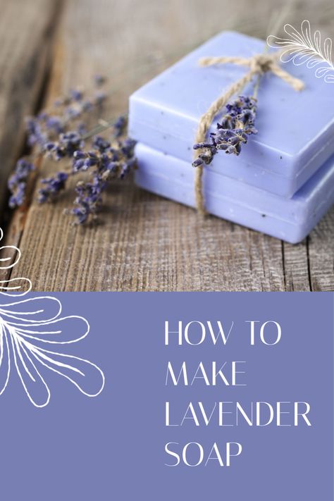 Lavender Soap Recipe, Coffee Soap Recipe, Homemade Gift Idea, Handmade Lavender Soap, Homemade Soap Bars, Easy Soap Recipes, Lavender Soap Bar, Soap Making Recipes, Homemade Cosmetics