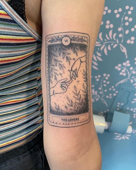 Good First Tattoos, Three Of Cups, Art Deco Tattoo, Tattoos Meaningful, Tarot Card Tattoo, Tarot Tattoo, Card Tattoo Designs, Occult Tattoo, White Ink Tattoo