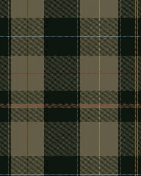 EQUESTRIAN PLAID Khaki Wallpaper Scottish Bar, Equestrian Plaid, Equestrian Chic Decor, Khaki Wallpaper, Rich Design, Plaid Wallpaper, Entertainment Table, Mind The Gap, Modern Wallpaper