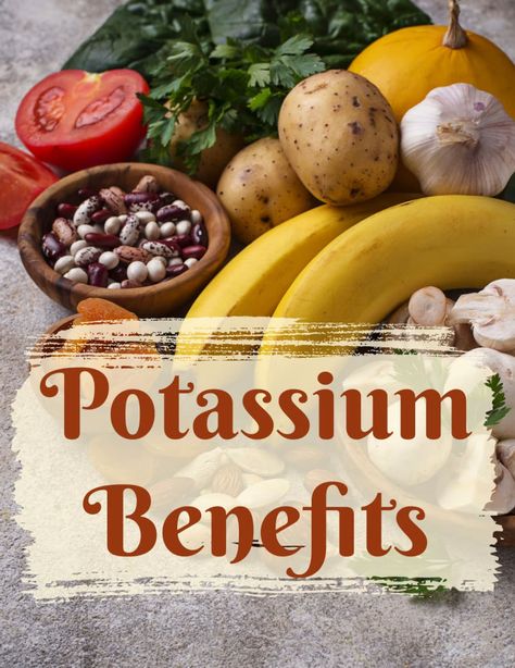 Potassium Benefits Folate Benefits, Potassium Deficiency Symptoms, Potassium Benefits, Vitamins For Heart Health, Potassium Deficiency, Magnesium Deficiency Symptoms, Potassium Rich Foods, Deficiency Symptoms, Magnesium Benefits