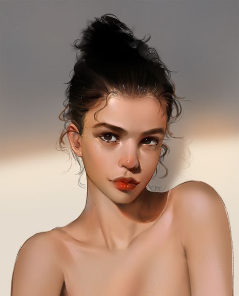 ArtStation - New Girl, Peter Xiao Xiao Art, Digital Painting Portrait, World Of Darkness, Art Programs, Digital Portrait, Love Painting, New Girl, Portrait Painting, User Profile