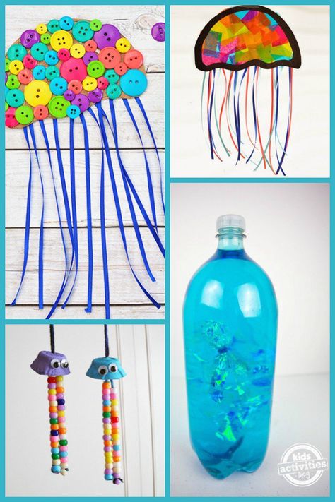 20 Fantastic Jellyfish Activities for All Ages! A great way to study this amazing creature! Jellyfish Activities, Jellyfish Kids, Mystery Island, Ocean Ideas, Summer Themes, Preschool Play, Activities For All Ages, Jellyfish Craft, Mazes For Kids