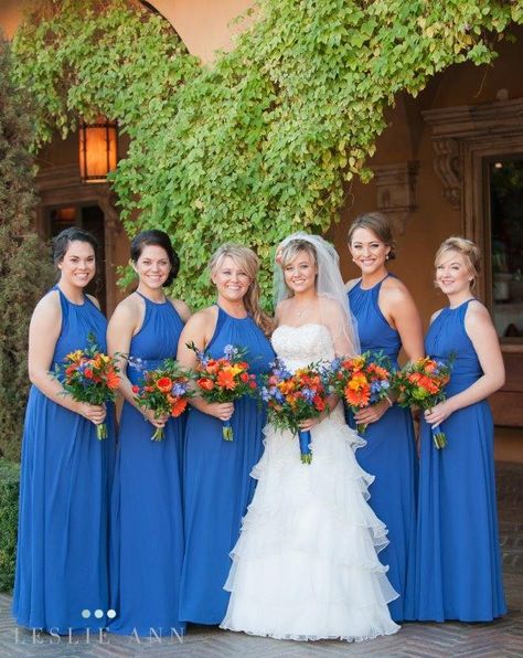 Blue Jay Bridesmaid Dresses, Jj House Dresses, Cornflower Blue Bridesmaid Dresses, Royal Purple Bridesmaid Dress, Bridesmaids Blue, Red Bouquets, Hunter Green Bridesmaid Dress, Dark Purple Bridesmaid Dresses, Orchid Bridesmaid Dresses