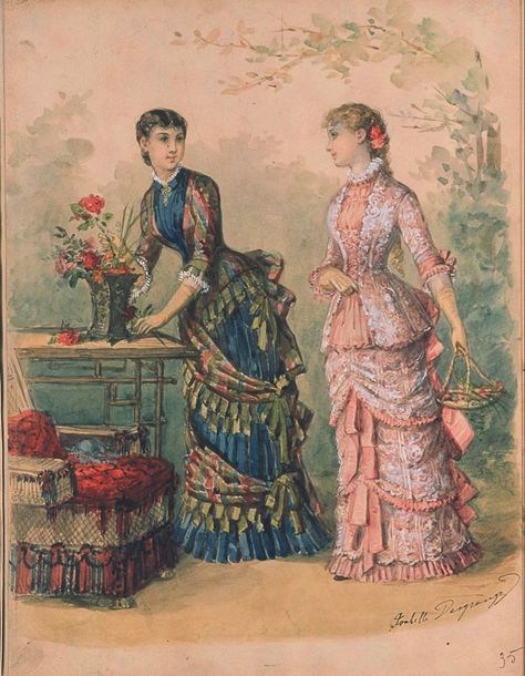 Late Victorian Fashion, Victorian People, Victorian Fashion Plates, 1899 Fashion, 1870s Fashion, Victorian Era Fashion, 1880s Fashion, Decades Of Fashion, Fashion Decades