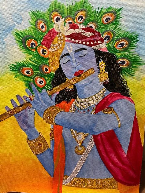 Lord Painting, God Drawings, Drawing List, Practice Sketches, God Painting, Pencil Drawing Images, Krishna Avatar, Janmashtami Decoration, Basic Painting