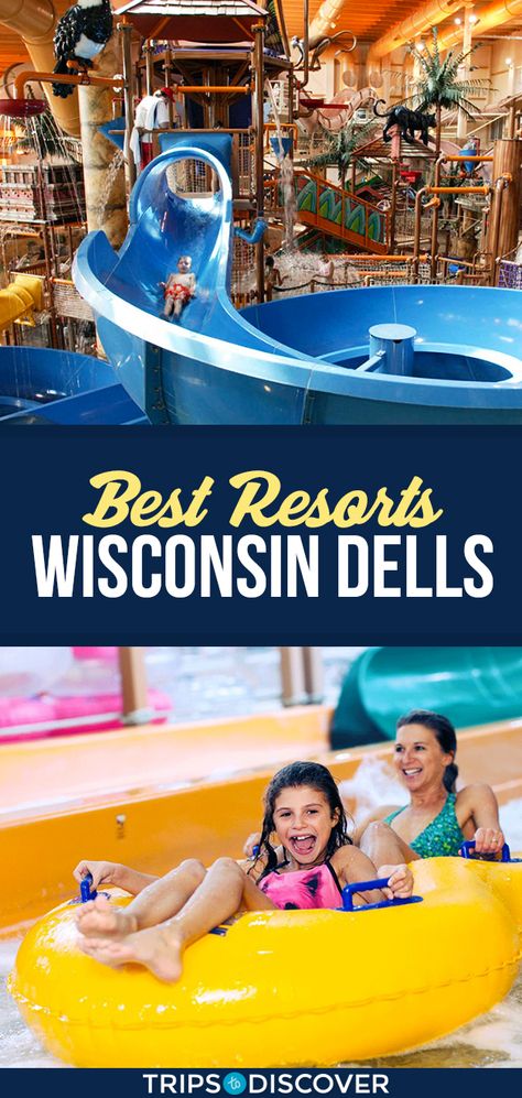 8 Best Resorts in the Wisconsin Dells Wisconsin Dells With Kids, Kalahari Water Park, Wisconsin Dells Vacation, Indoor Water Parks, Things To Do In Wisconsin, Wi Dells, Wisconsin Vacation, Water Theme Park, Wilderness Resort