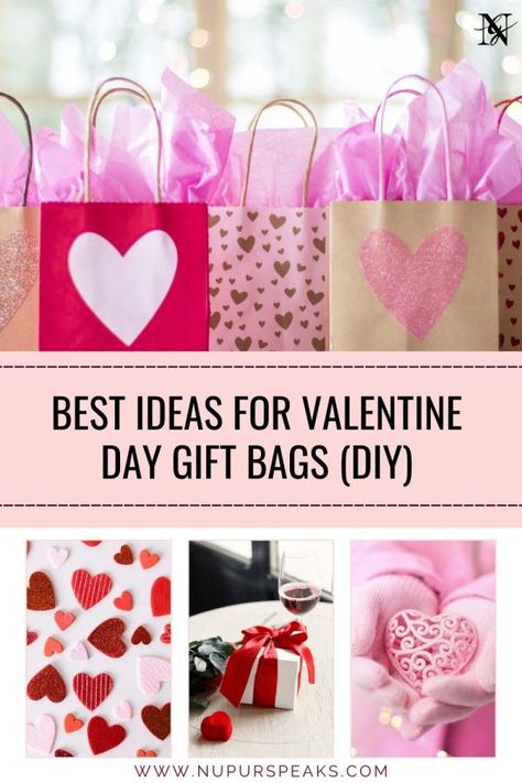 Best Valentine Gift Bag Ideas You Need Now (DIY) Gift Bag Ideas, Chocolate Diy, Valentines Gift Bags, Best Valentine Gift, Diy Gift Card, February 14th, Free Gift Tags, Love And Affection, Chocolate Bouquet