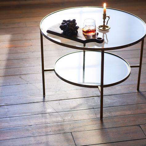 Autumn/Winter 2020 Geometric Side Table, Wren Kitchen, Unique Homewares, Winter Table, Luxury Home Furniture, Brass Coffee Table, Metal Side Table, Brass Table, Comfort And Joy