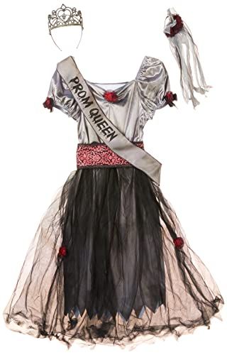 Zombie Prom Queen Makeup, Zombie Princess Costume, Scream Queens Costume, Prom Queen Costume, Halloween Fancy Dress Kids, Zombie Prom Queen, Toddler Fancy Dress, Goth Prom, Zombie Prom