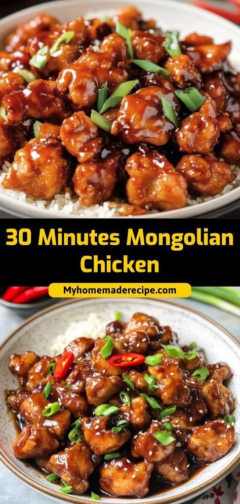 🥢 Skip the takeout and make this incredible Mongolian Chicken at home! Sweet, savory, and ready in just 30 minutes. This sticky-sweet chicken rivals your favorite Asian restaurant version! #asiancooking #quickdinner #chickendinner Ingredients: Chicken thighs Soy sauce Brown sugar Garlic Restaurant-quality Mongolian Chicken in your kitchen - faster than delivery! 🍗✨ Instant Pot Sticky Chicken, Easy Mongolian Chicken, Mongolian Chicken Stir Fry, Best Asian Chicken Recipes, Boneless Skinless Chicken Thigh Recipes Asian, Chicken Thigh Chinese Recipes, Chicken Thigh Asian Recipes, Ethnic Dinner Recipes, Asian Sauce For Chicken