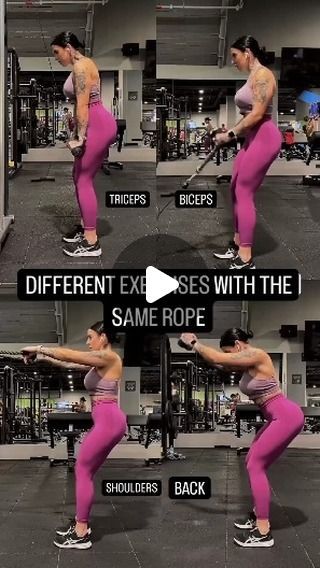 Transformation Expert on Instagram: "Do you see the difference❓

1 rope 🆚 4 exercises

(read)

It's common to think that all upper body exercises work the same muscle, but it's not like that. Let me show you the differences:

TRICEPS:
◆ The exercise on the top left.
◆ For this exercise, your elbows remain stable, and with the movement of your forearm, you lower the weight.

"Unlock Your Ultimate Weight Loss Journey: Grab Your Copy Now! Discover Proven Strategies and Transform Your Body for Good. Click Here for Instant Access to Your Weight Loss Success Story!!
...
...
FOLLOW ✅ @health777fit 
FOLLOW ✅ @health777fit 
FOLLOW ✅ @health777fit 
FOLLOW ✅ @health777fit
...

...

#abs #absworkout #workout #workoutmotivation #exercise #exercicioemcasa #exercisemotivation #fitness #weightloss #weigh Biceps Exercise, Cable Machine Workout, Upper Body Exercises, Cable Workout, Latissimus Dorsi, Body Exercises, 10k Views, Upper Body Workout, The Movement