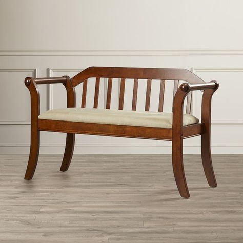 Found it at Wayfair - Yorkshire Wood Entryway Bench Bar Stool Bench, Bar Sofa, Foyer Bench, Wood Entryway Bench, Wood Entryway, Elegant Entryway, Wooden Sofa Set Designs, Bench With Back, Wood Storage Bench