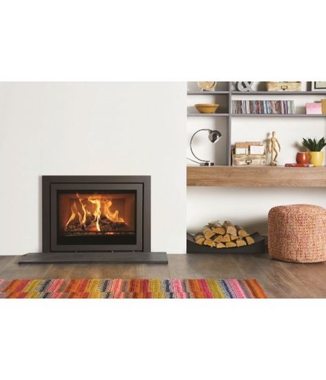 Electric Log Burner, Insert Stove, Log Burner Living Room, Outdoor Stove, Freestanding Fireplace, Living Room Decor Fireplace, Home Garden Design, Electric Fires, Stove Fireplace