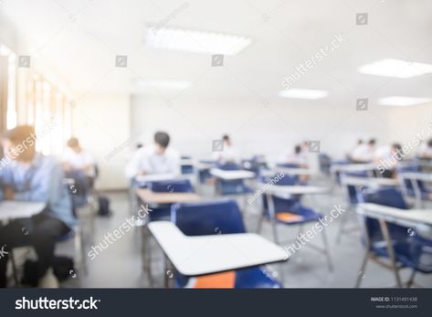 Student In Uniform, Examination Room, Background Room, Final Exam, Final Exams, University Student, Front View, Abstract Background, College Students