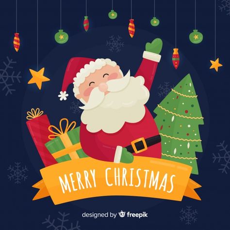 Lovely christmas background with flat design Free Vector Christmas Card Background, Christmas Books For Kids, Merry Christmas Background, Christmas Coloring Books, Mattress Cleaning, Christmas Graphics, Christmas Coloring, Childrens Christmas, Christmas Lettering