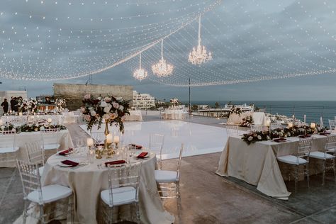 Beach Tent Wedding, Wedding Tent Lighting, Beach Wedding Setup, Destination Wedding Cabo, Outdoor Beach Wedding, Cabos Wedding, Destination Wedding Reception, Wedding Reception Lighting, Dominican Republic Wedding