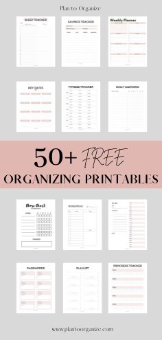 50 Free Planning Printables (to Help You Save Time) in Organizing Every Area of Your Life Life Organization Binder Printables Free, Organisation Printables, Life Organization Printables, Life Organization Binder, Binder Printables Free, Organizing Printables, Budget Binder Printables, Budget Spreadsheet Template, Organizational Printables