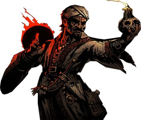 Occultist - Official Darkest Dungeon Wiki Darkest Dungeon, Cosmic Horror, Plague Doctor, Dnd Characters, Cultura Pop, Visual Artist, Character Concept, Dark Art, Dark Fantasy