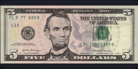 Thousand Dollar Bill, 5 Dollar Bill, Dollar Usa, Number Value, Values List, Federal Reserve Note, 5 Dollars, Past Papers, Five Hundred