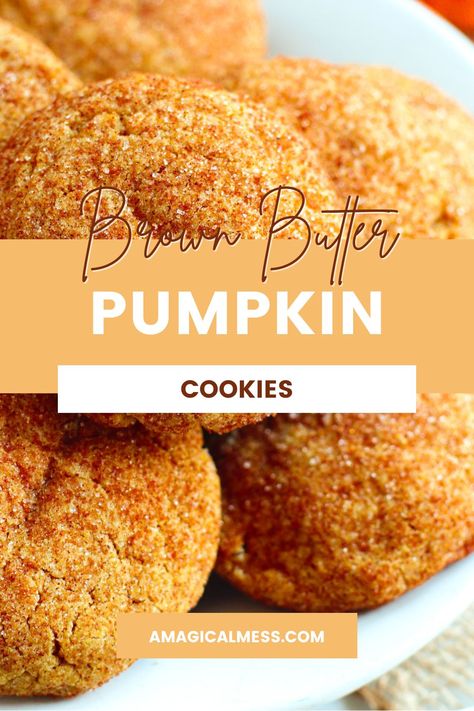 Chewy Brown Butter Maple Pumpkin Cookies, Brown Butter And Maple Pumpkin Cookies, Brown Butter Iced Pumpkin Cookies, Chewy Brown Butter Pumpkin Snickerdoodles, Gluten Free Pumpkin Cookies, Brown Butter & Maple Chewy Pumpkin Cookies, Soft Pumpkin Cookies, Brown Butter Cookies, Pumpkin Cookie Recipe