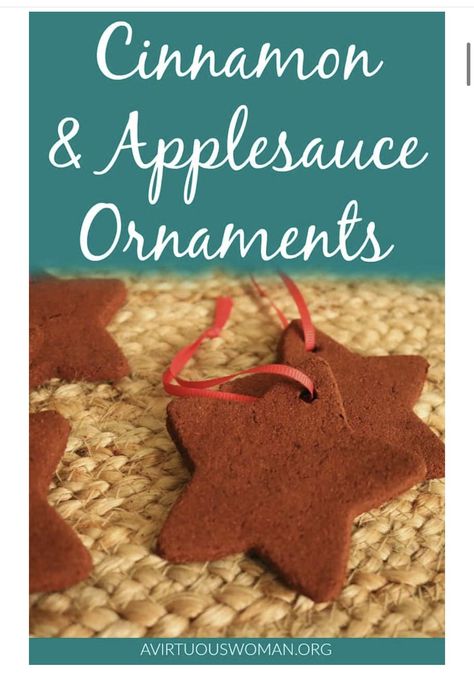 Cinnamon Ornament Recipe, Applesauce Ornaments, Cinnamon Applesauce Ornaments, A Proverbs 31 Woman, Cinnamon Applesauce, A Virtuous Woman, Cinnamon Ornaments, Woman Of Faith, Making Ornaments