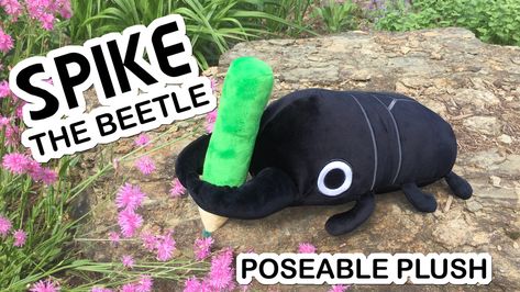 Spike the Beetle - Poseable Plush! project video thumbnail Beetle Plush, Woodworking Assembly Table, Dollhouse Woodworking Plans, Dresser Plans, Woodworking Kits, Woodworking Equipment, Woodworking Chair, Woodworking Store, Desk Buddy