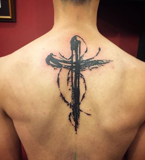 210+ Unique Cross Tattoos For Guys (2020) Celtic Designs On Arm, Back, Shoulder & Chest Back Cross Tattoos, Cool Cross Tattoos, Black Cross Tattoos, Unique Cross Tattoos, Design Tatuaje, Tattoo On The Back, Tato Salib, Small Wave Tattoo, Tattoo Sites