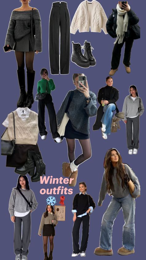 Winter 90s Outfits, 90s Outfits Aesthetic, Revamp Wardrobe, 90s Outfits, Girly Style Outfits, London Outfit, Aesthetic Winter, Side Bag, 90s Aesthetic