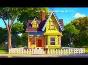 Disney Pixar "Up" Up Movie House, Casa Disney, House Movie, Up Pixar, Paradise Falls, Cartoon House, Disney Up, Mary Sue, Drawing Cartoon Characters