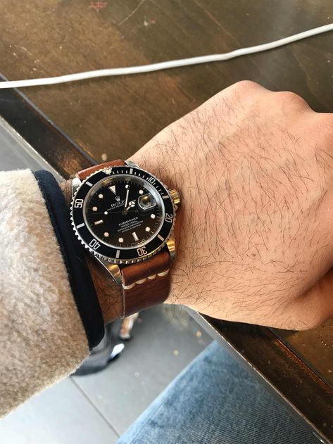 Rolex Submariner Leather, Used Rolex, Rolex Sea Dweller, Field Watches, Sea Dweller, Used Watches, Nato Strap, Customer Review, Rolex Gmt