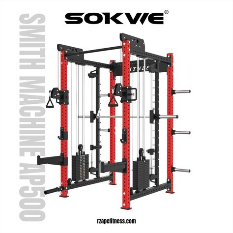 Smith Machine AP500 Commercial Gym Equipment, Smith Machine, Weight Plates, Gym Equipment, Gym, Frame