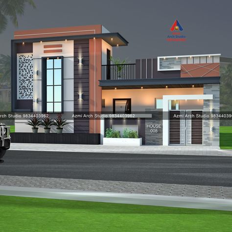 Elegant ground floor home elevation design #nagpur #design #home #3d #modernhomeelevationdesigner #maharashtra #house #3d Ground Floor Elevations, Ground Floor Elevation Design, Ground Floor Elevation, Ground Floor House, Home Elevation Design, Luxury House Design, Home Elevation, Etched Glass Door, Home 3d