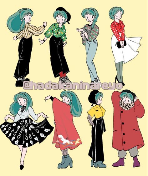 Licca Chan Doll, Rumiko Takahashi, Licca Chan, Doodle Characters, Urusei Yatsura, Fantasy Clothing, Fantasy Character Design, Art Style, Dragon Ball