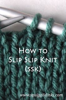 Ssk In Knitting, Crochet Plush Pattern Free, Plush Pattern Free, Types Of Knitting Stitches, Slip Stitch Knitting, Useful Crochet, Knitting Terms, Knitting Videos Tutorials, Knitting Hacks